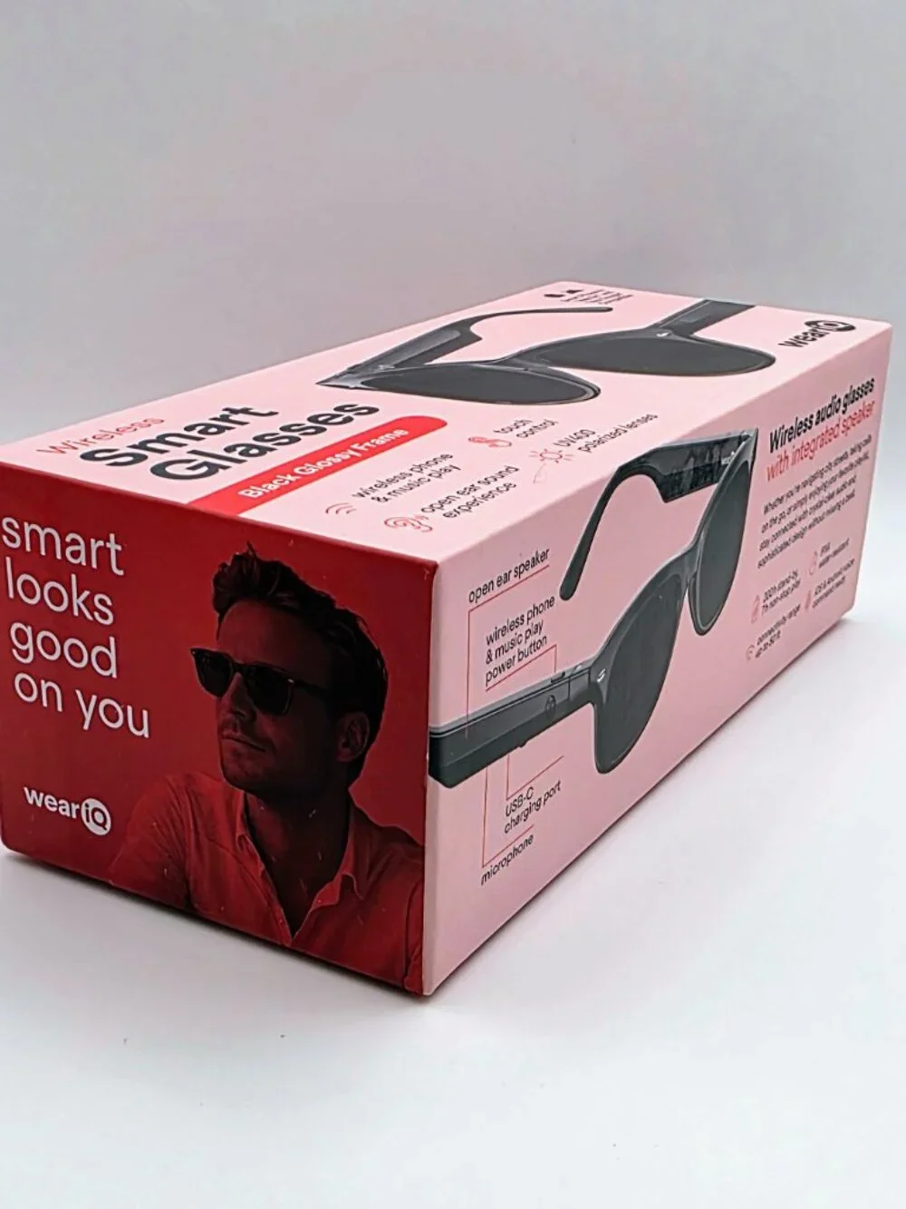 WeariQ Wireless Smart Glasses Audio Sunglasses Bluetooth Speaker UV400 New